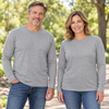 Next Level Long Sleeve Tee - Heather Grey
