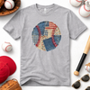 Patchwork Denim Baseball Transfer