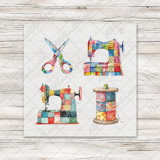 Patchwork Sewing - COCKTAIL NAPKIN SIZE