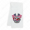 Patriotic Flags & Flowers Transfer