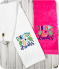 Pickleball Grommeted Velour TerryTowels