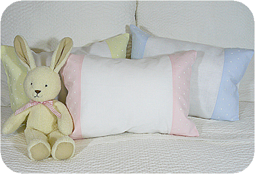 Pastel Dots Border Pillowcase