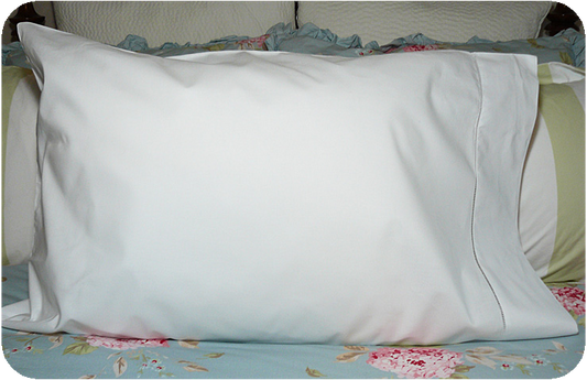 Cotton Standard Pillowcase - White