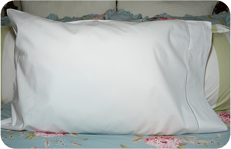 Cotton Standard Pillowcase - White