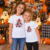 Preppy Patchwork Halloween Ghost Transfer