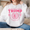 Preppy Pink Trump 45-47 DTF Transfer - T-SHIRT SIZE