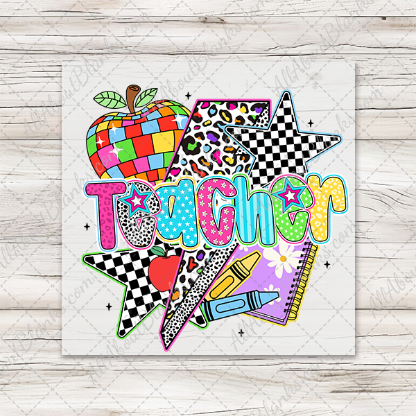Preppy Teacher T-Shirt Transfer