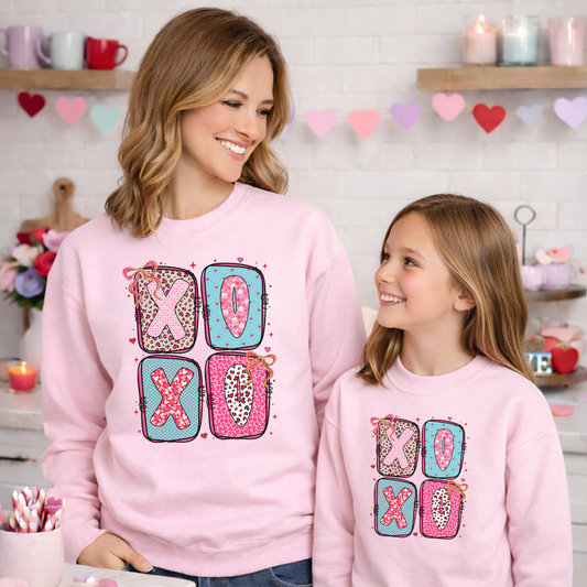 Preppy XOXO Valentine T-shirt Transfer