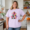 Preppy Patchwork Halloween Ghost Transfer