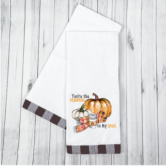 Pumpkin To My Spice - TOWEL DTF Transfer