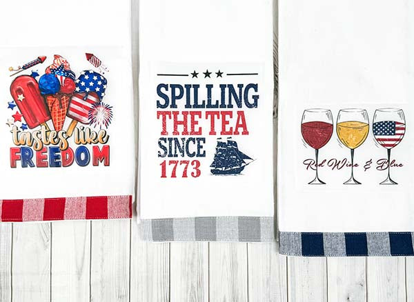 Patriotic Kitchen Towel Creativity Pack