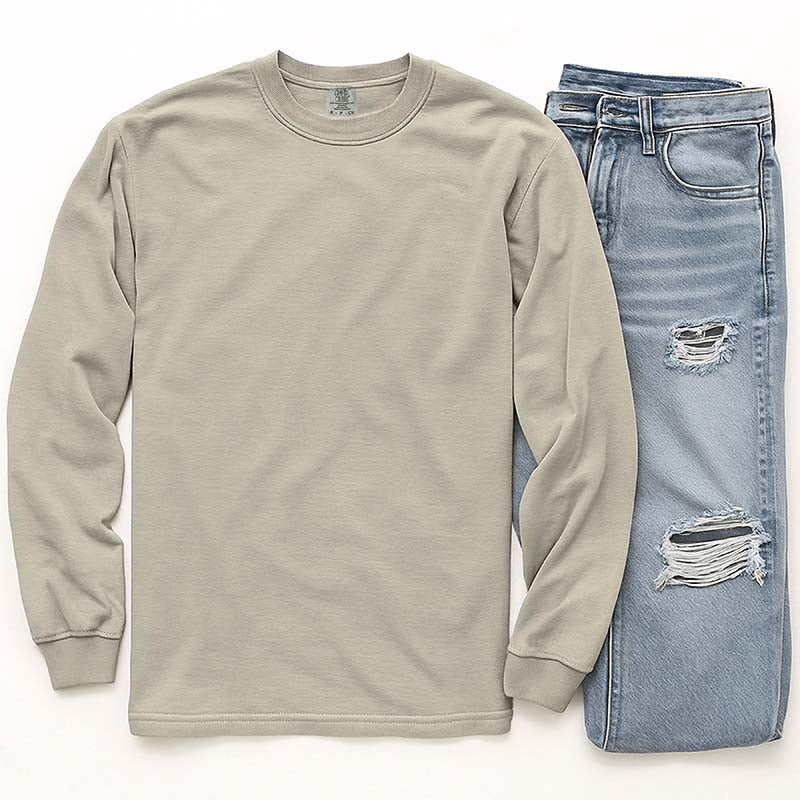 Comfort Colors Adult Heavyweight Long-Sleeve Tee - Sandstone