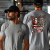 Santa Deer Hunting DTF Transfer - T-SHIRT or LEFT CHEST Size