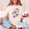 Santas Favorite Hot Mess Cocktail Transfer - T-SHIRT SIZE