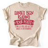 Santas Been Reading Your Posts Transfer - T-SHIRT SIZE