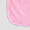 Pink Scallop Edge Bib