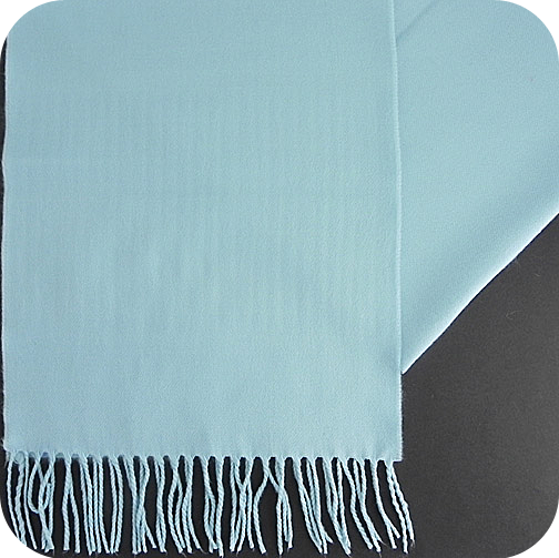 Cashmere Scarf - Sky Blue Solid