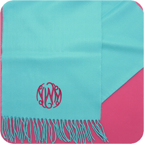 Cashmere Scarf - Turquoise Solid