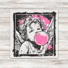 Screenprint Bubble Gum Cupid Transfer