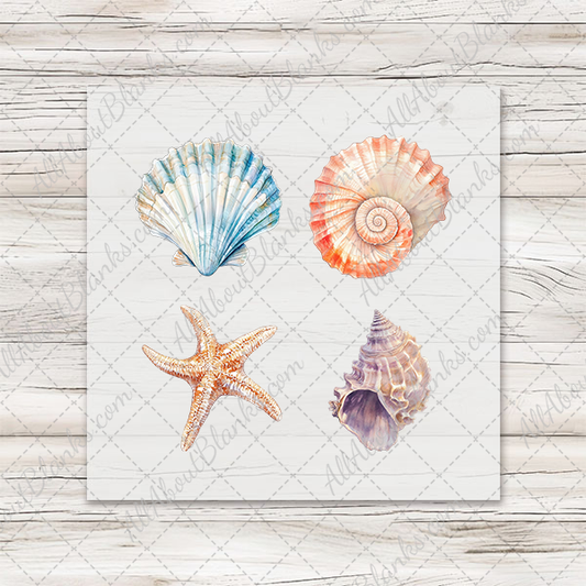 Seashells - COCKTAIL NAPKIN SIZE