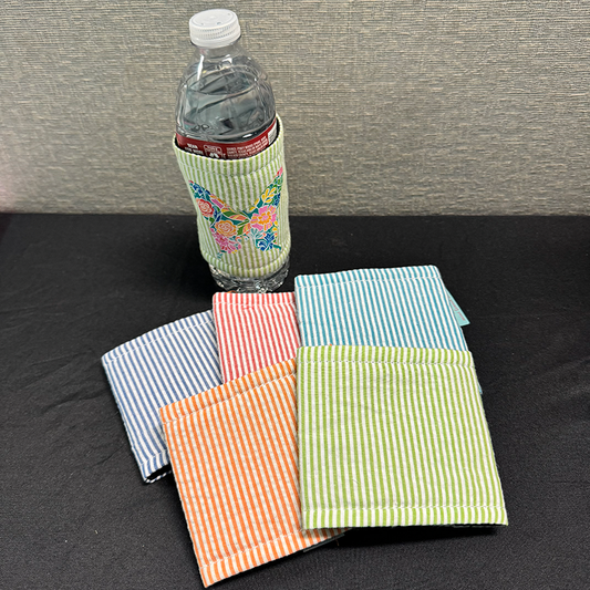 Seersucker Can Covers