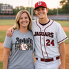 Senior Baseball Mom Leopard Print Transfer