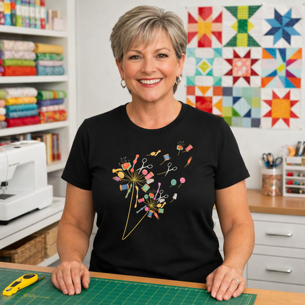 Sewing Dandelion - T-SHIRT SIZE