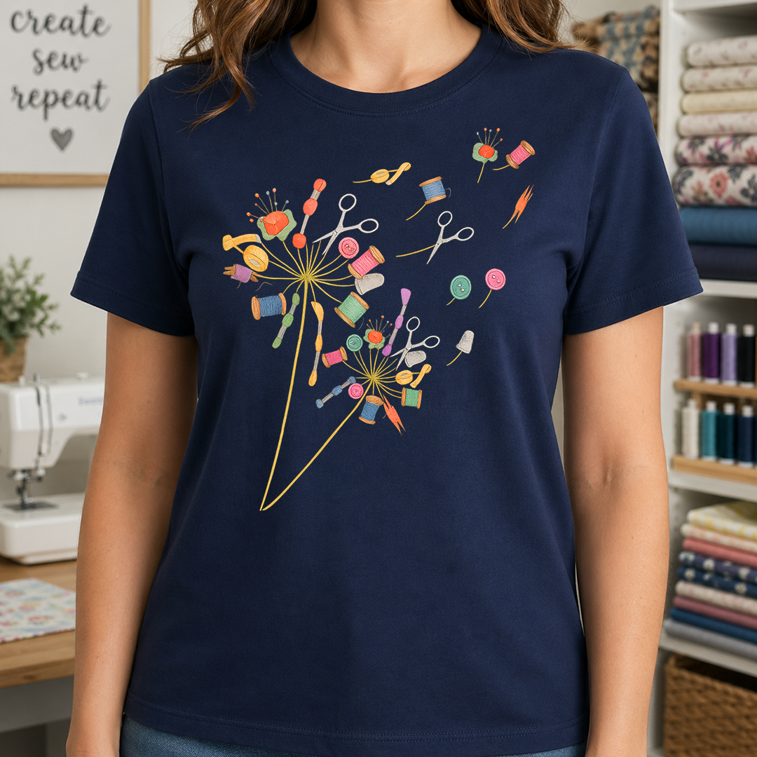 Sewing Dandelion - T-SHIRT SIZE