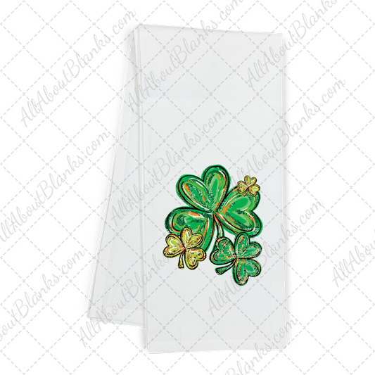 Shamrocks Faux Sequins DTF Transfer