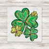 Shamrocks Faux Sequins DTF Transfer