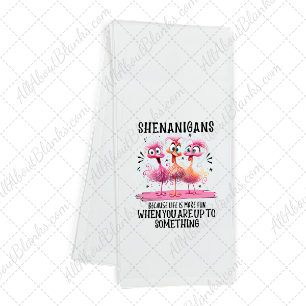 Shenanigans Flamingos DTF Transfer – All About Blanks shenanigans-flamingos-dtf-transfer-all-about-blanks