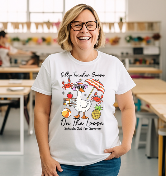 Silly Goose Last Day Of School T-Shirt Transfer