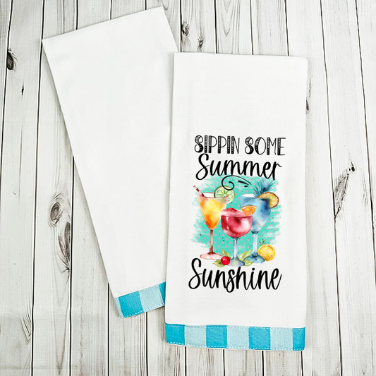 Sippin Some Summertime Sunshine Transfer