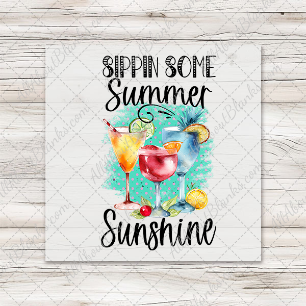 Sippin Some Summertime Sunshine Transfer