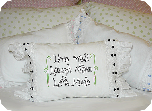 Smocked Baby Pillow Sham