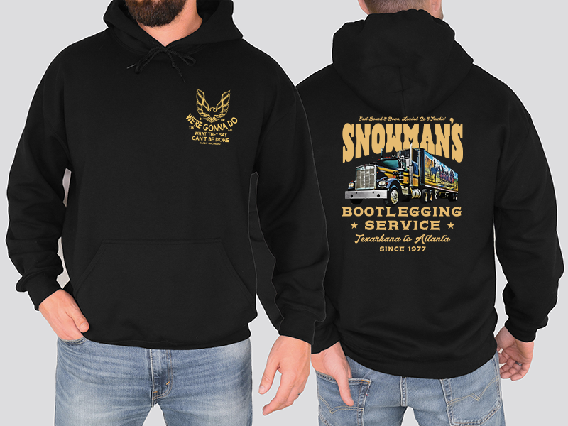 Snowmans Bootlegging Service T-Shirt Transfer