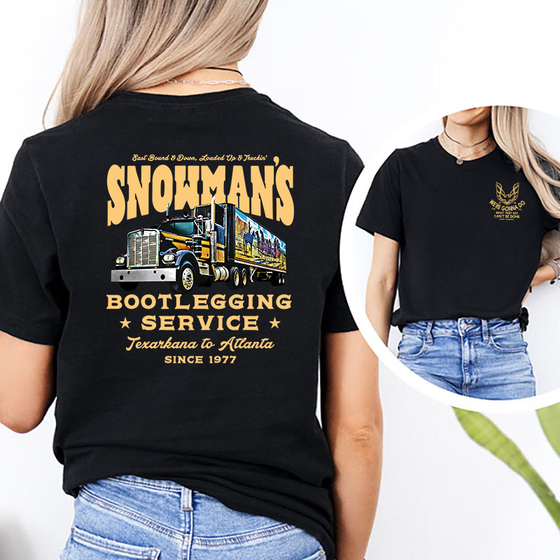 Snowmans Bootlegging Service T-Shirt Transfer