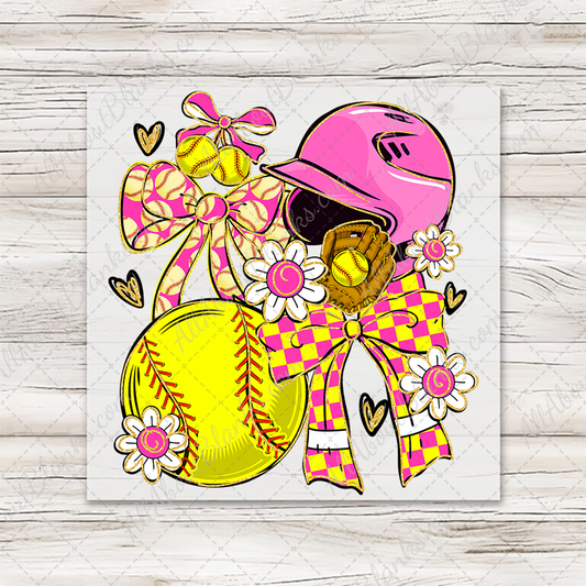 Softball Coquette Gameday Transfer