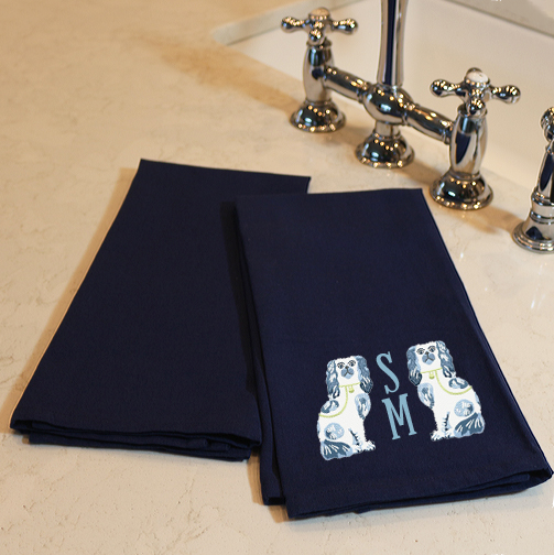 Cowboy Navy Kitchen Towel Collection