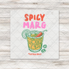 Spicy Margarita Transfer - T-SHIRT SIZE