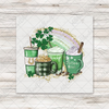 St Patricks Day Coffee Trio DTF Transfer