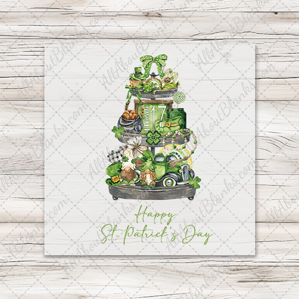 St Patricks Day Tiered Tray DTF Transfer