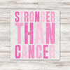 Stronger Than Cancer Transfer - T-SHIRT SIZE