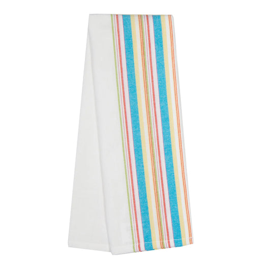 Summer Bold Border Kitchen Towel