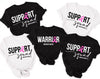 Support Squad & Warrior Transfers - T-SHIRT SIZE