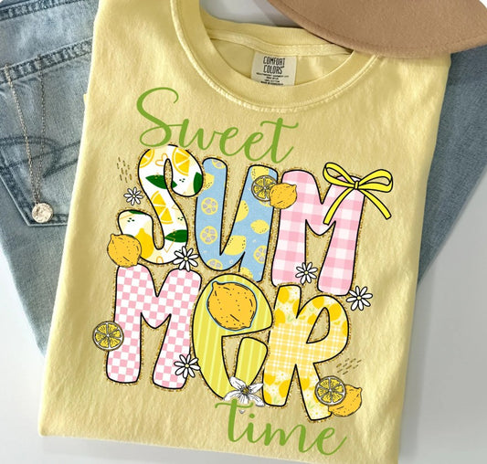 Sweet Summertime Lemons Transfer