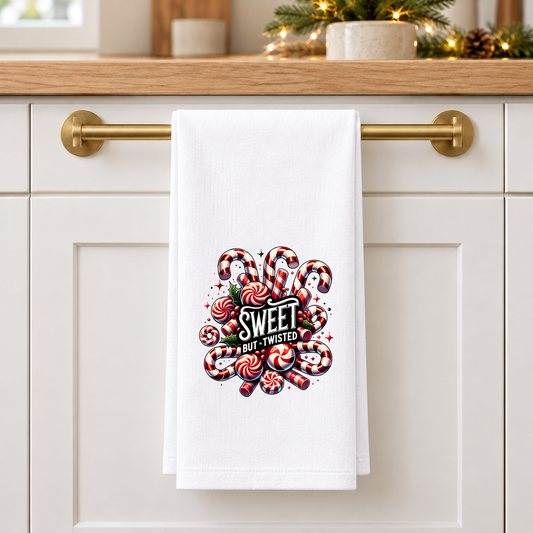 Sweet But Twisted Candy Canes Transfer