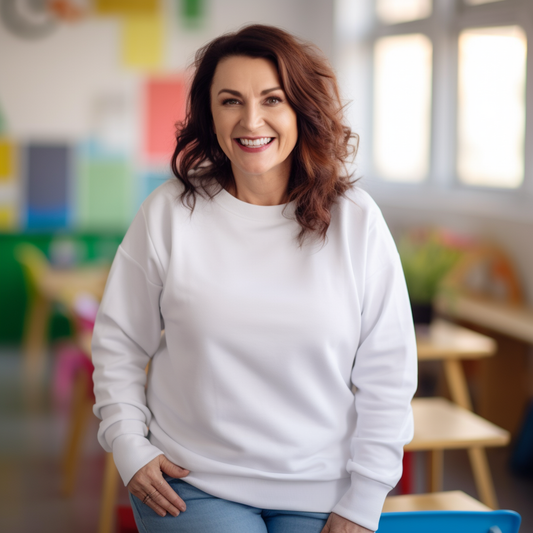 The Worlds Softest Sweatshirt - White