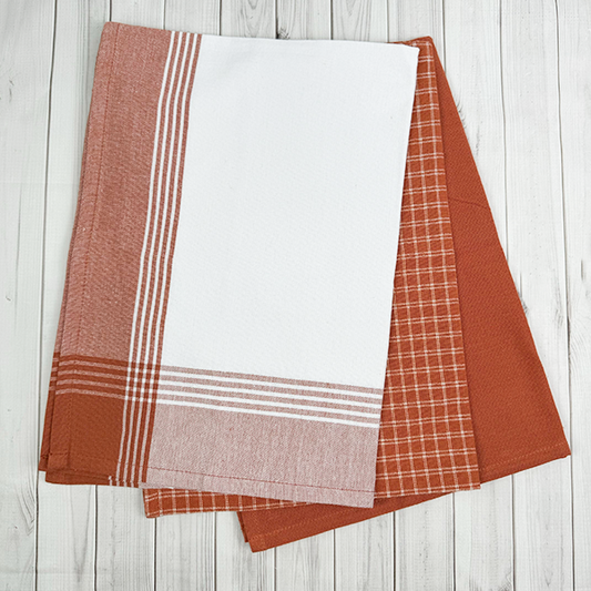 Terra Cotta Kitchen Towels