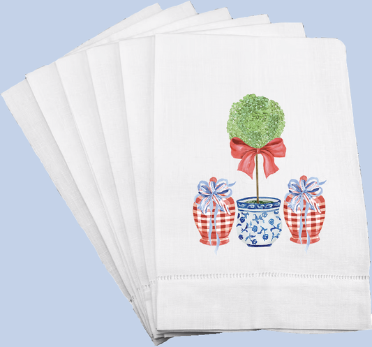 Hemstitched Guest Towels